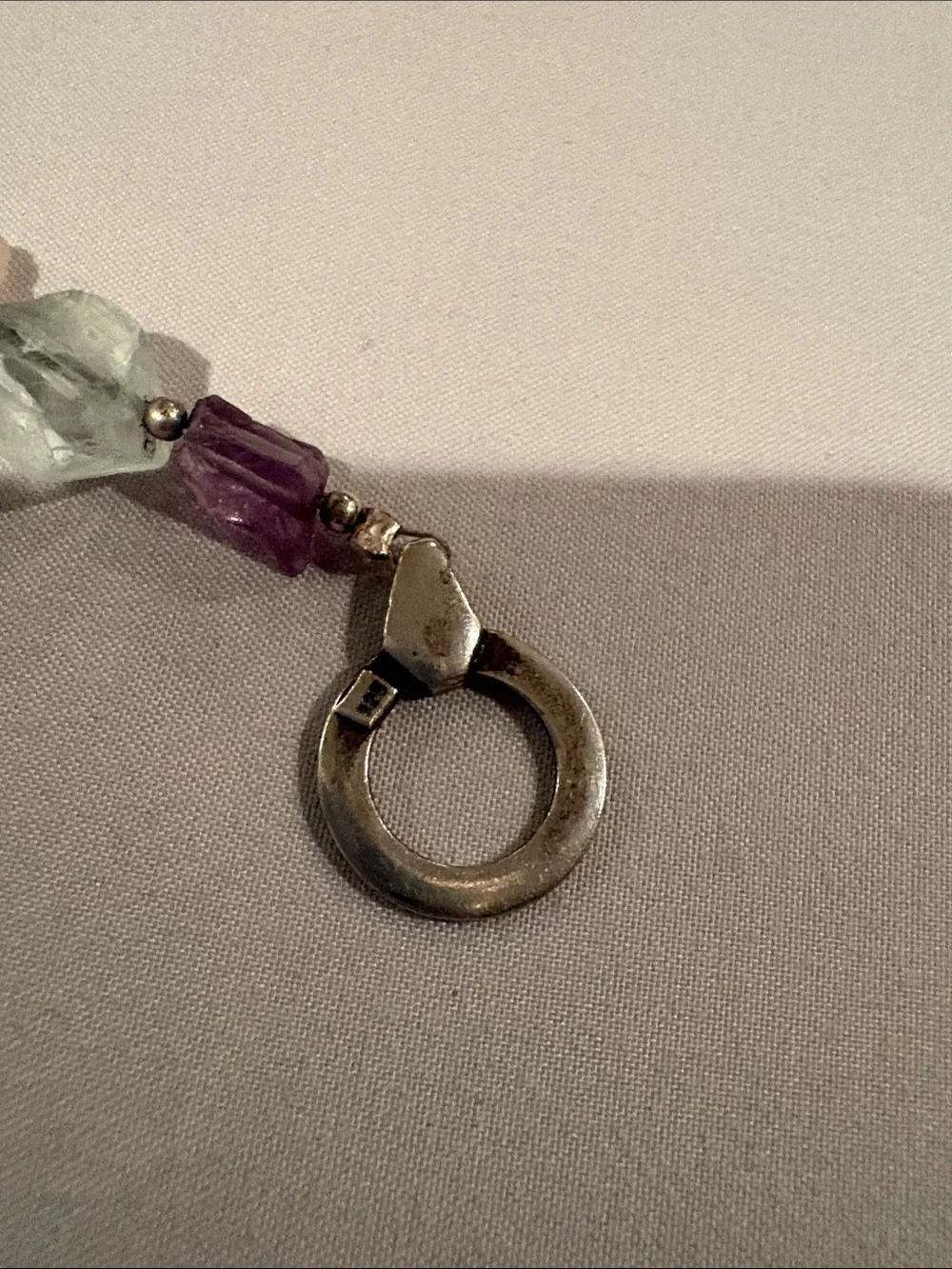 RARE Silpada Sterling Silver Mixed Gemstone Toggle Bracelet